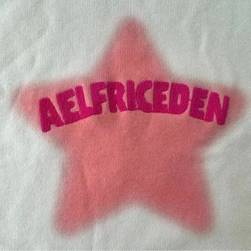 Aelfric Eden “Flocking Star” Sweater White/Pink Size XL - Picture 6 of 12